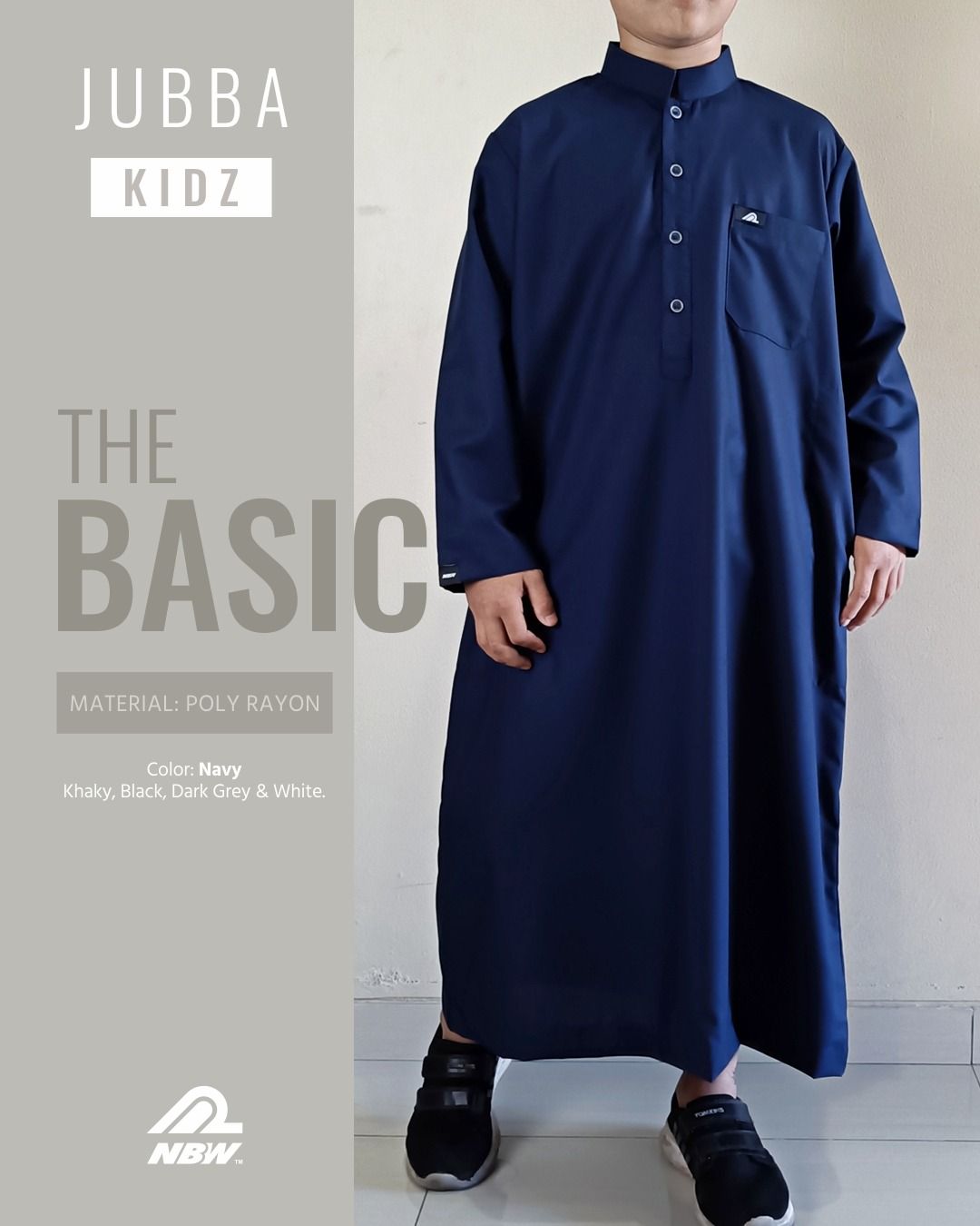 Jubah Basic Kids