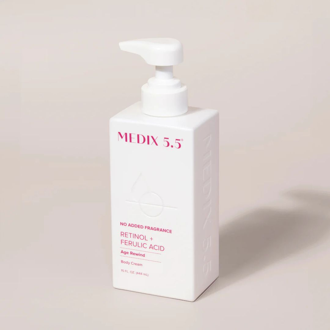 Medix 5.5 Lait Lueur Radieuse Anti Age Rétinol + Acide Férulique SANS PARFUM 444 ml