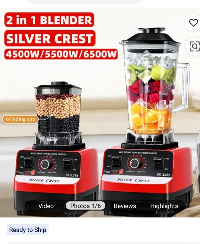 2 in 1 Seacrest Blender 