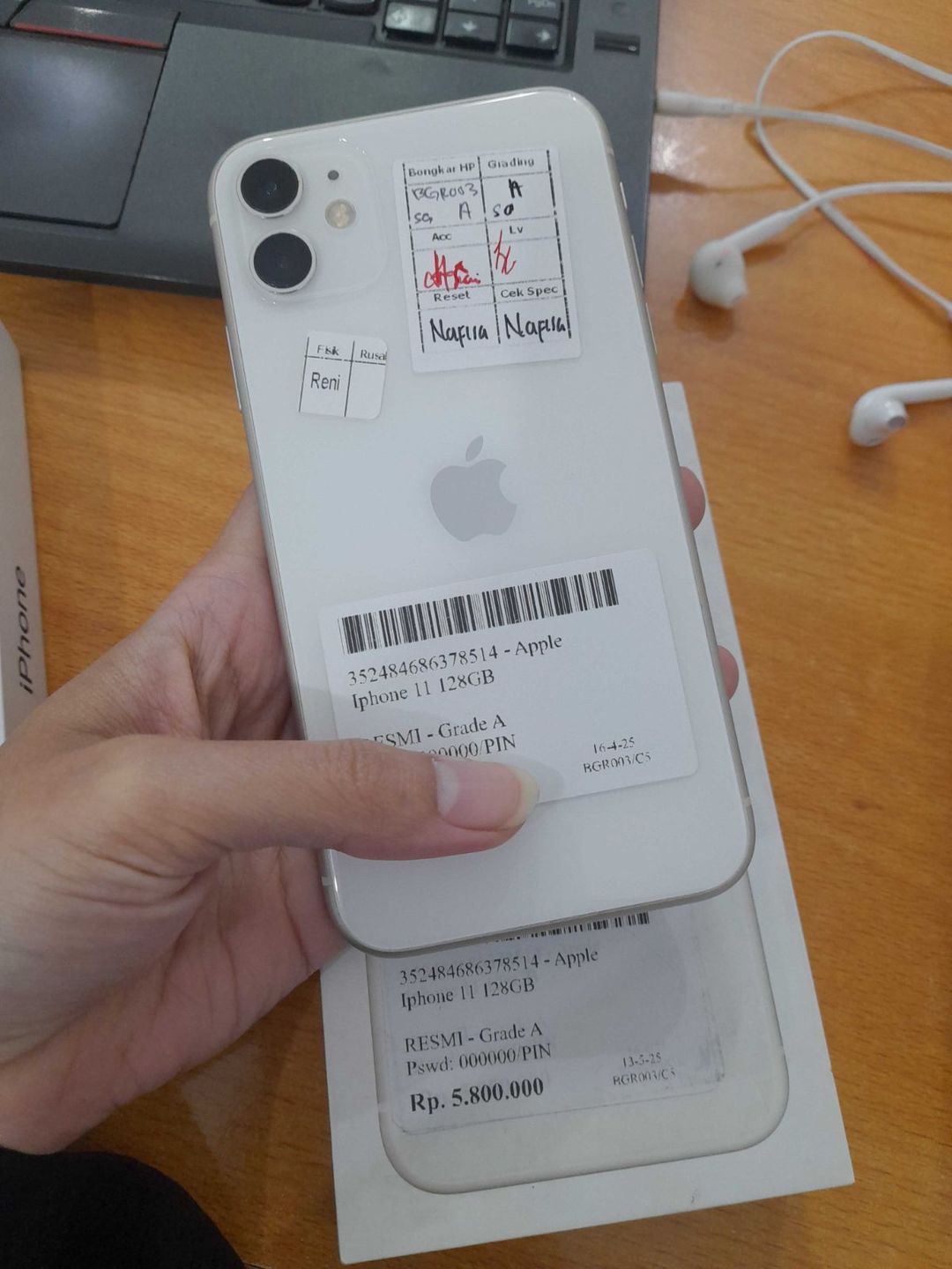 iPhone 11 128GB Resmi Grade-A