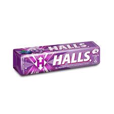 HALLS BLUEBERRY MINT CANDY 34G