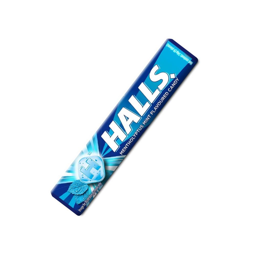 HALLS MENTHOLYPTUS MINT CANDY 34G