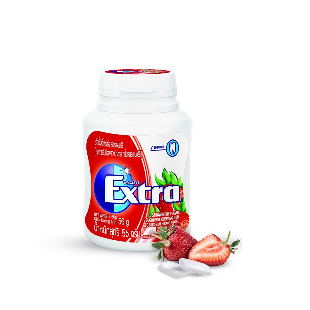 WRIGLEYS EXTRA STRAWBERRY GUM 40PCS