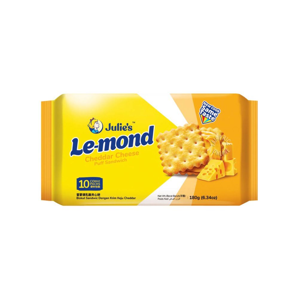 JULIES LE-MOND CHEDDAR CHEESE 18G