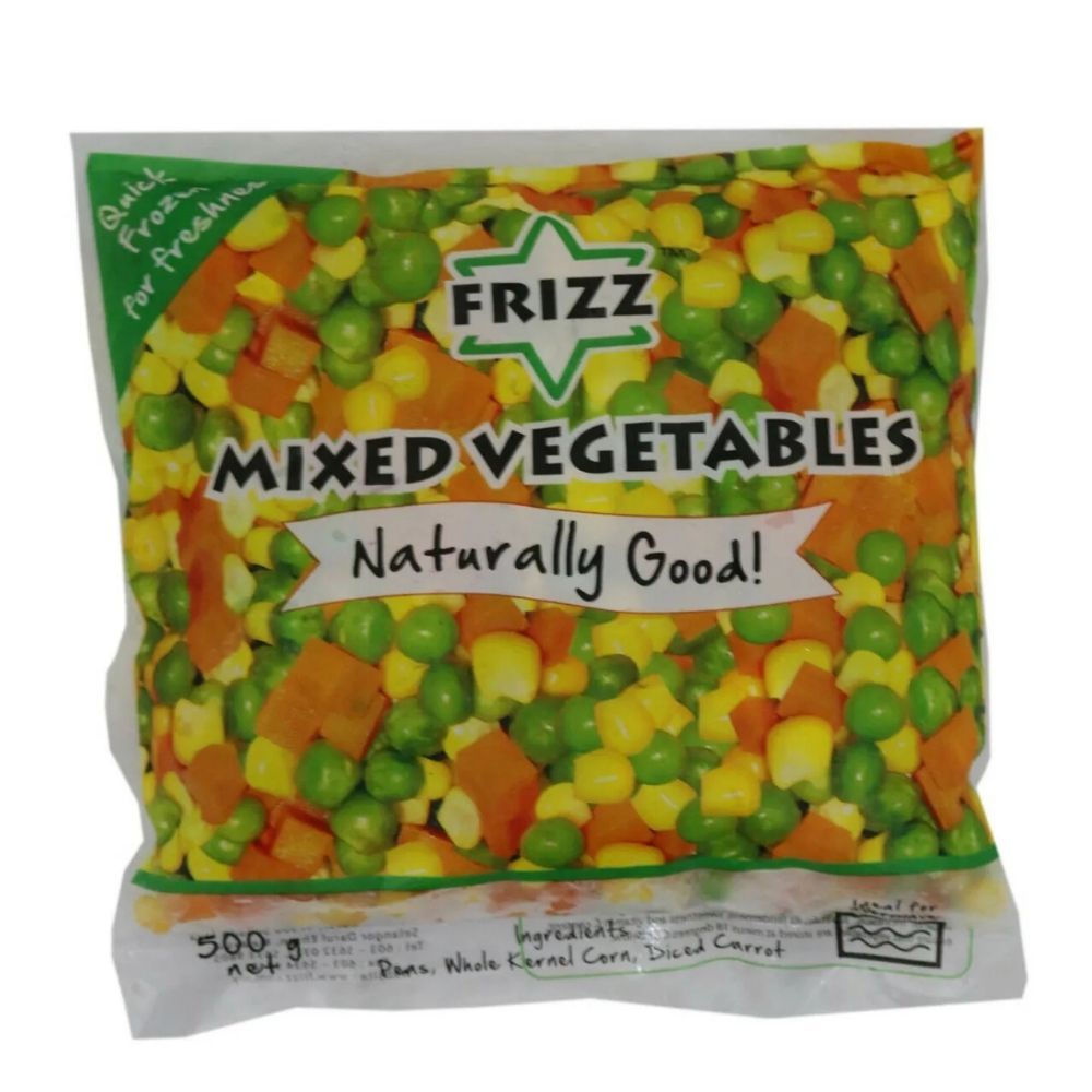 FRIZZ/TALLEYS MIXED VEGETABLES 500G