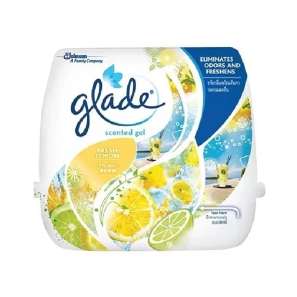 GLADE SCENTED GEL (LEMON) 180G