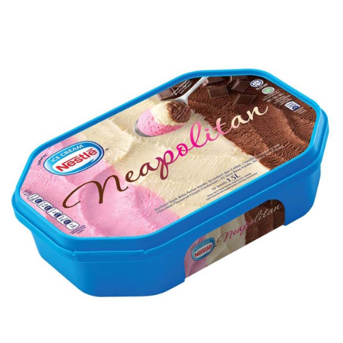 NESTLE NEAPOLITAN ICE-CREAM 1.5L