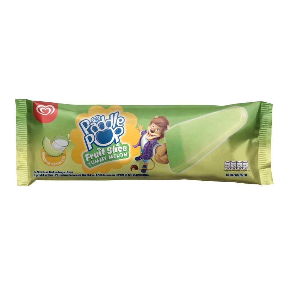 WALLS PADDLE POP MELON ICE CREAM 55ML