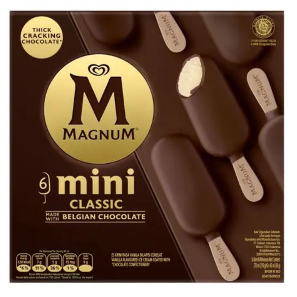 WALLS MINI MAGNUM MIX PACK 45ML