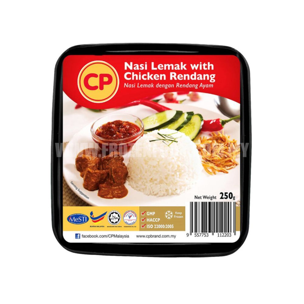 CP NASI LEMAK CHICKEN RENDANG 250G (BOX)