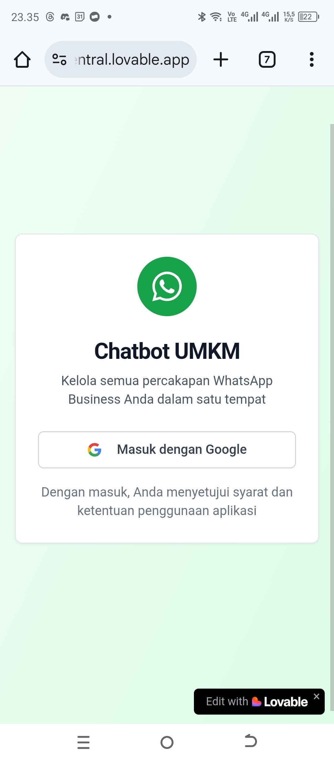 Kelas Membuat Chatbot WA