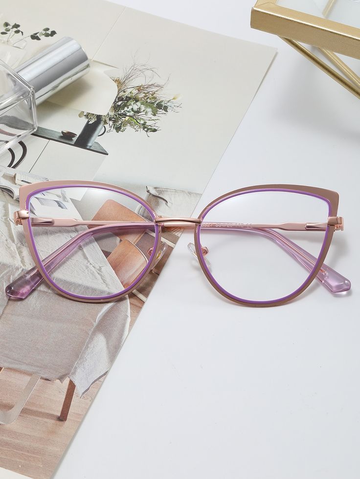 Lunette monture chat photochromique
