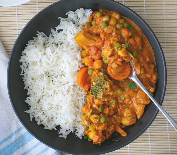 Rice & Veg Curry