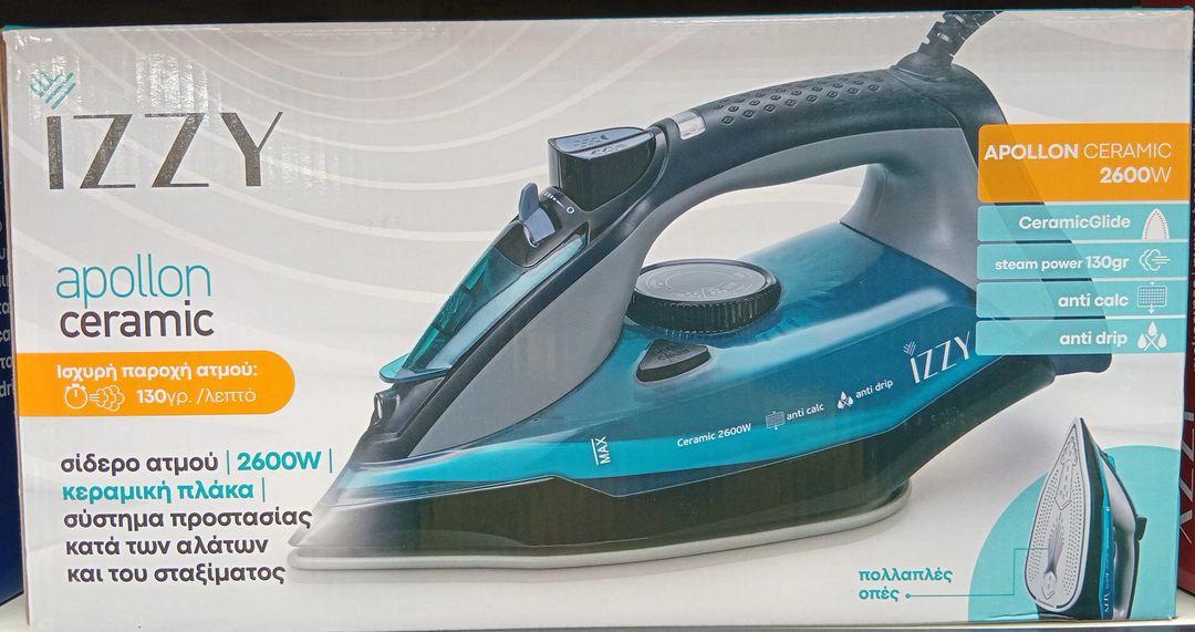 Izzy Apollon Ceramic Steam Iron 2600W