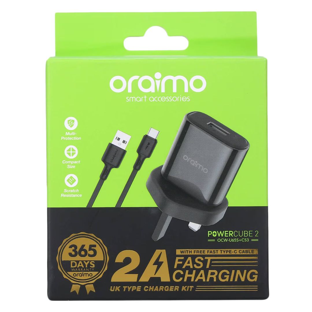 Oraimo 8W Charger with Type-C Cable