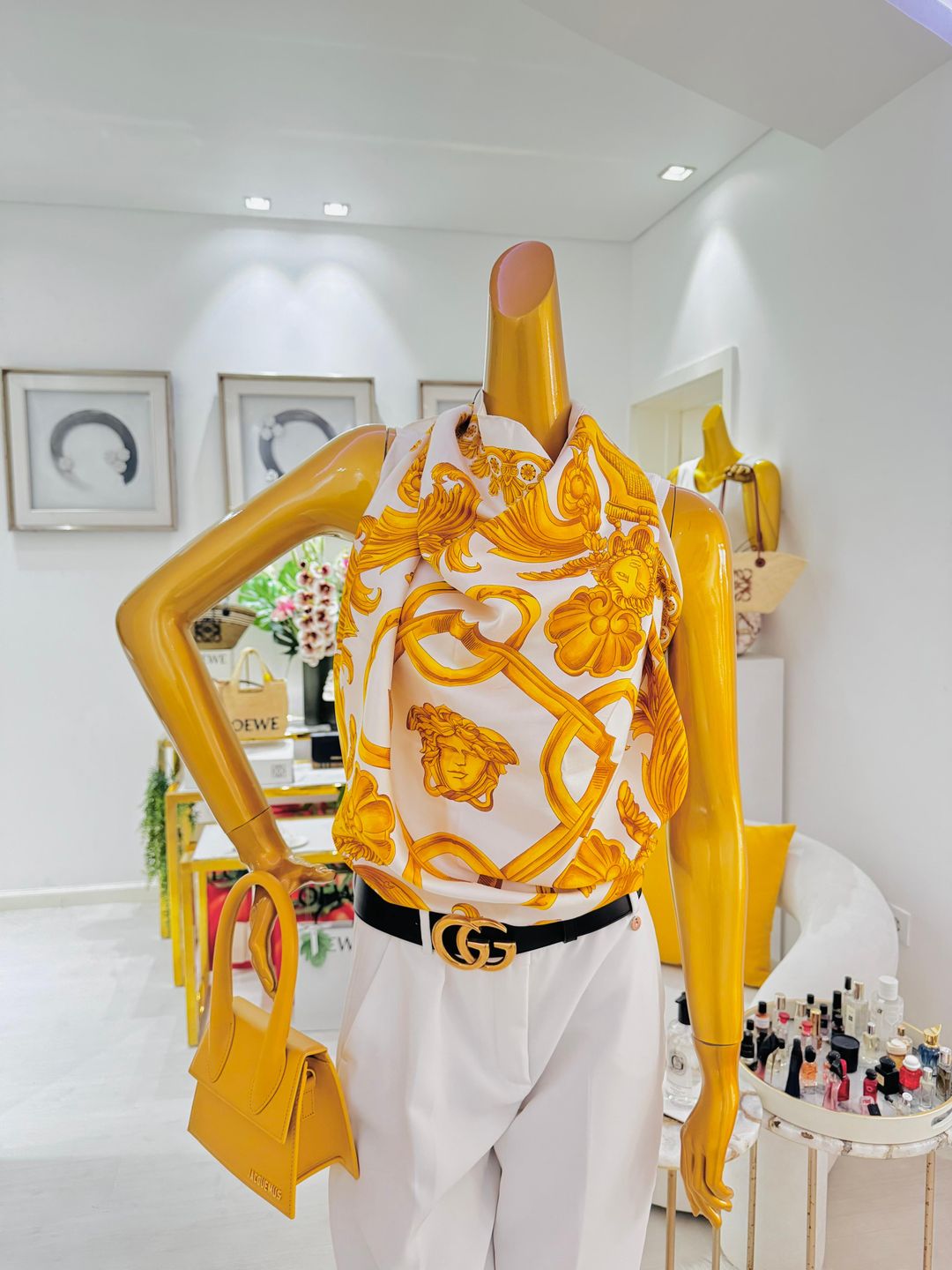 Lenço Versace - Gold barroco 