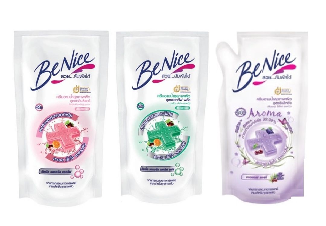 BeNice Antibac Shower Cream Refill 400ml 