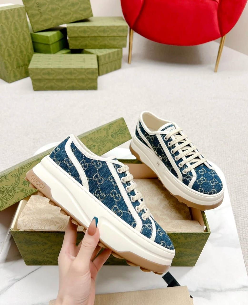 Gucci Sneakers - Blue