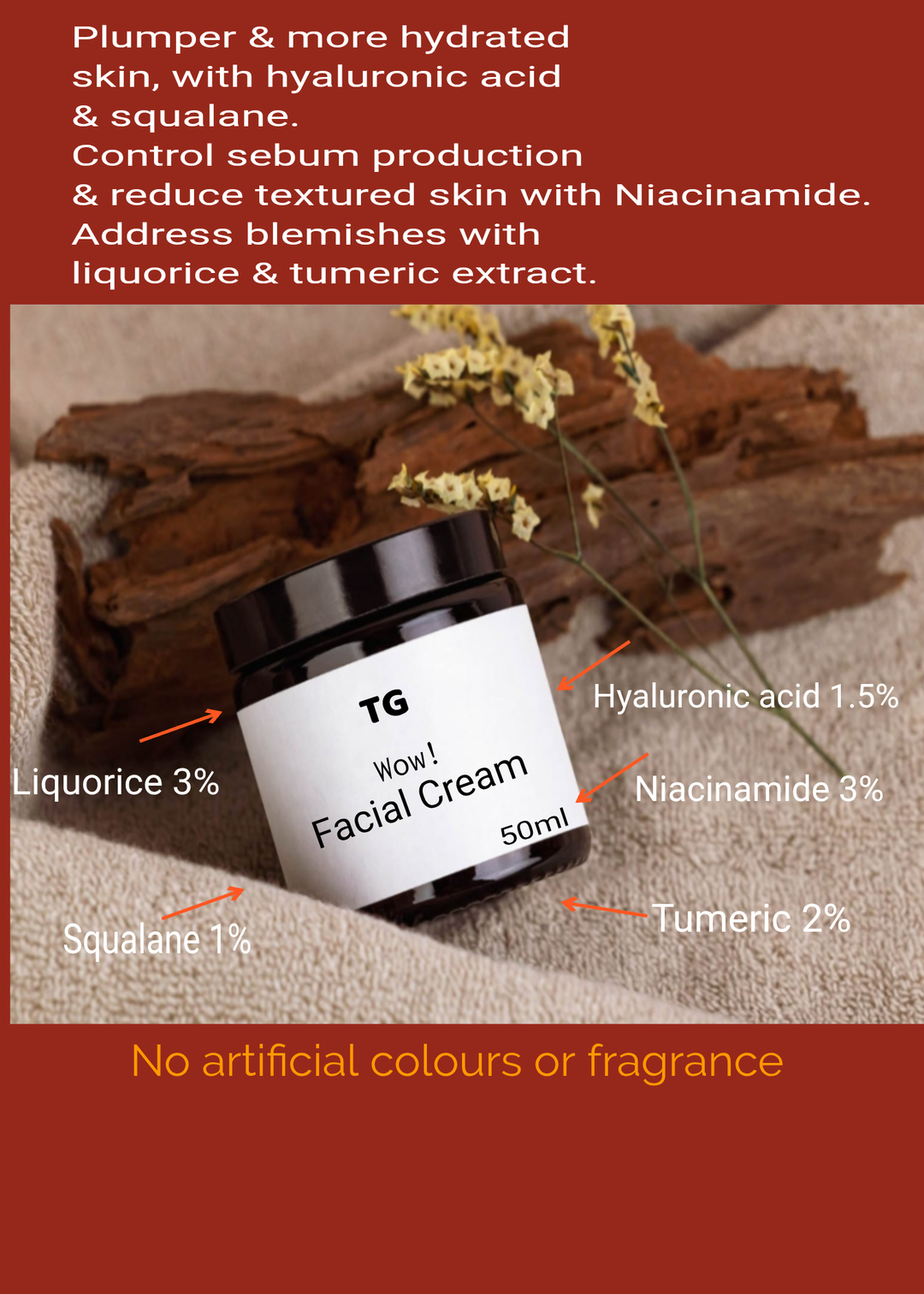 Wow! Facial Cream (50ml)