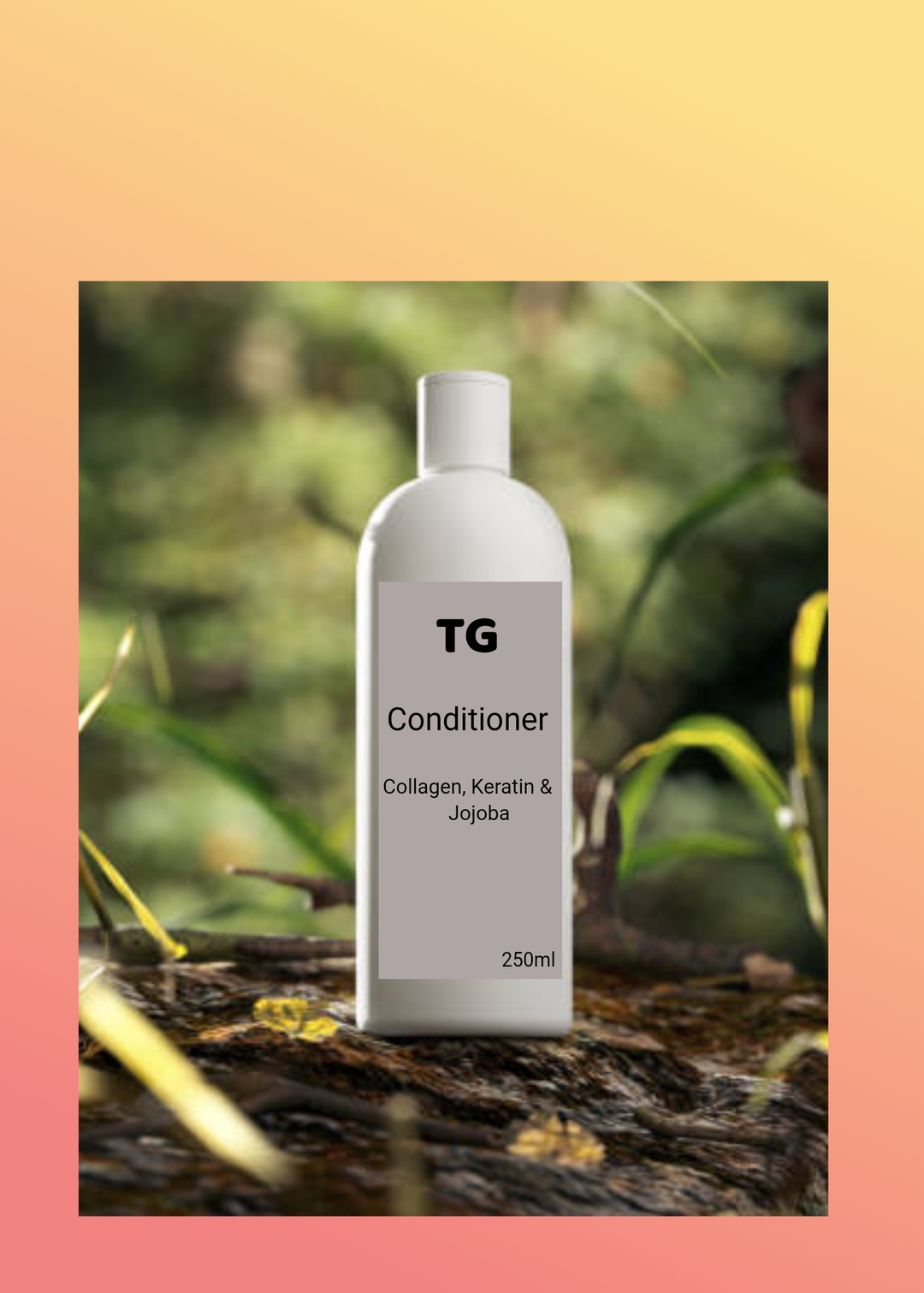 Natural Conditioner (250ml) Collagen, Keratin & Jojoba 
