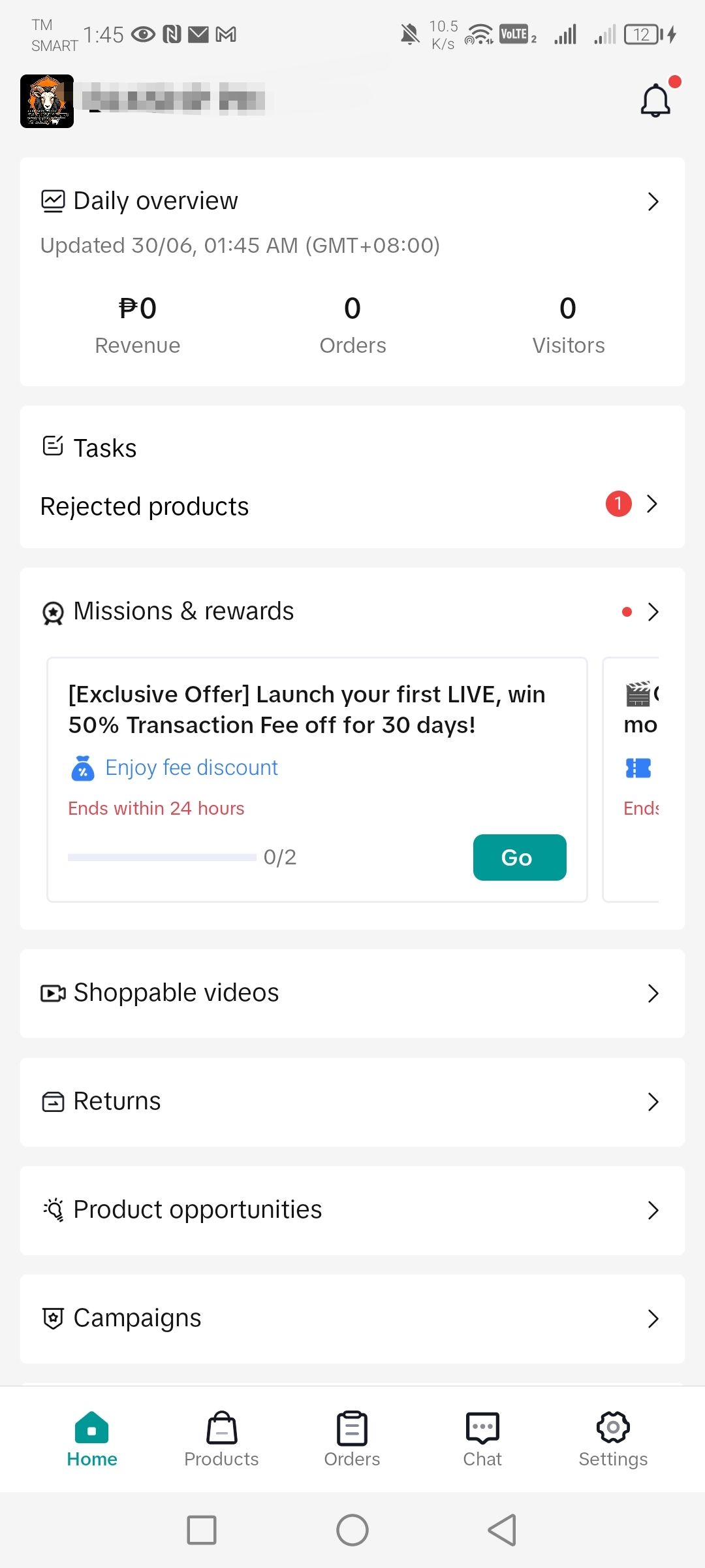 Tiktok Seller Account