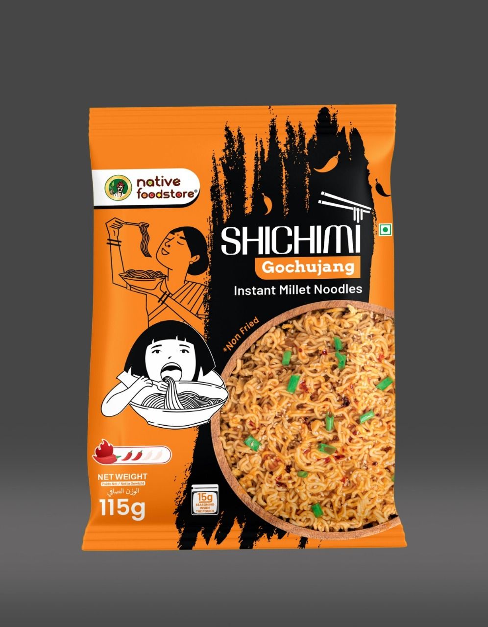 Shichimi Instant Millet Noodles - Gochujang (GLUTEN FREE)