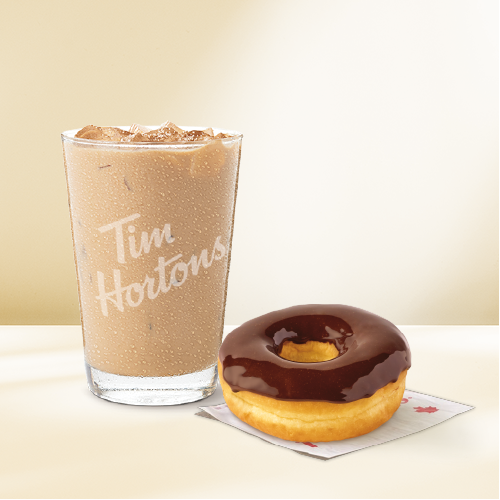 Single Combo A (1 Iced French Vanilla + 1 Donut) 
