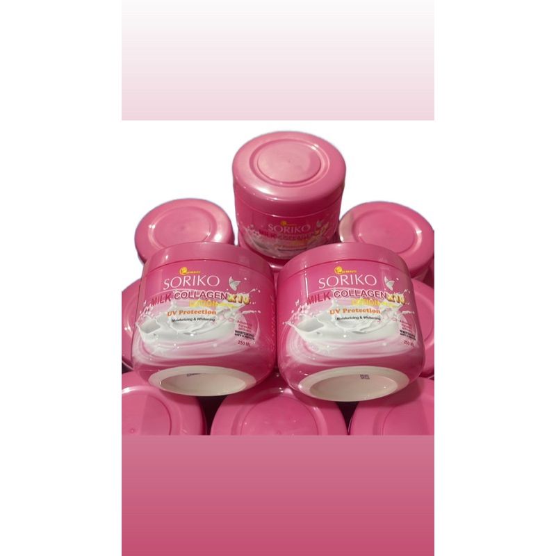 Soriko Milk Collagen Lotion x10 UV protection (tub)