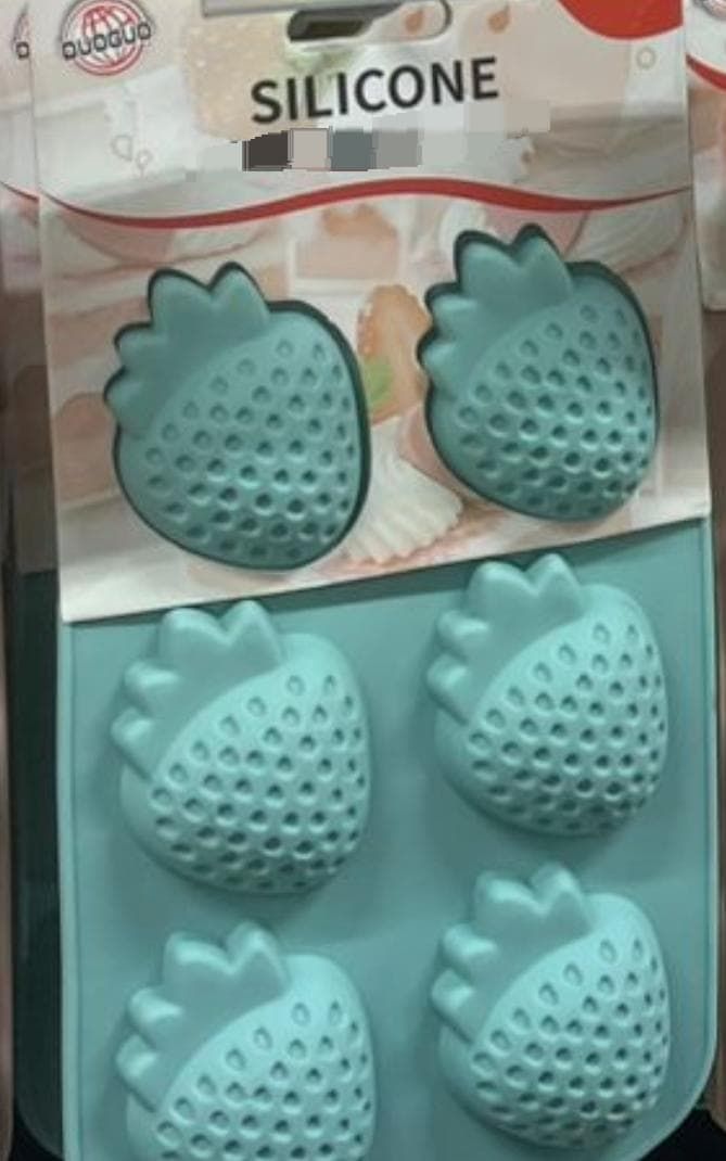 Molde fresas jabón pequeño 