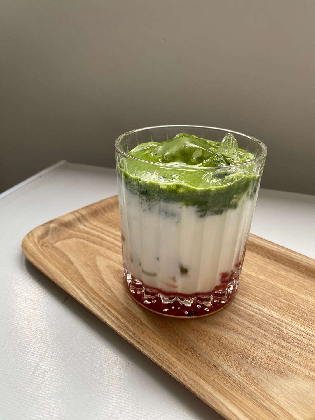 Strawberry Matcha Latte