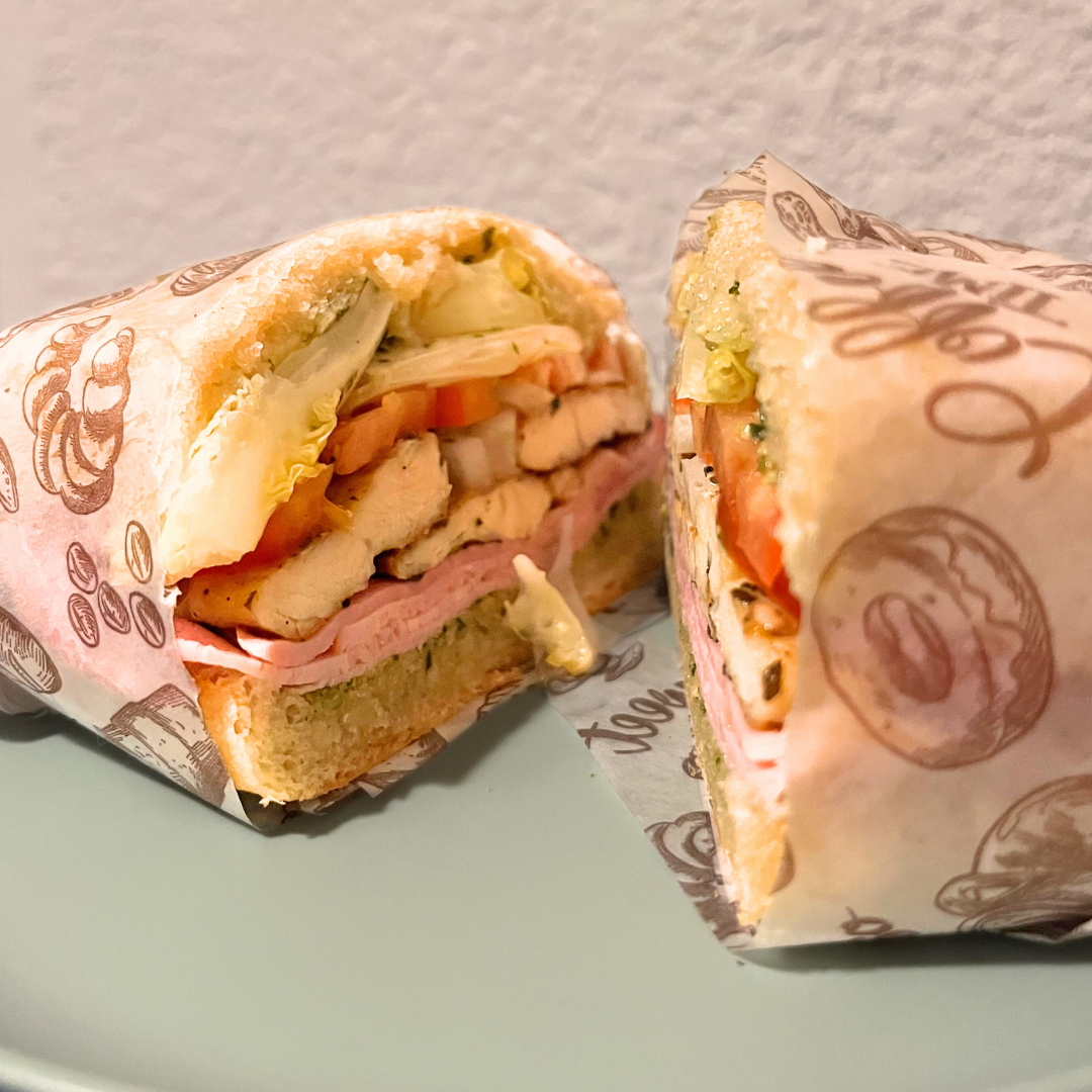 Focaccia Pollo Finas Hierba
