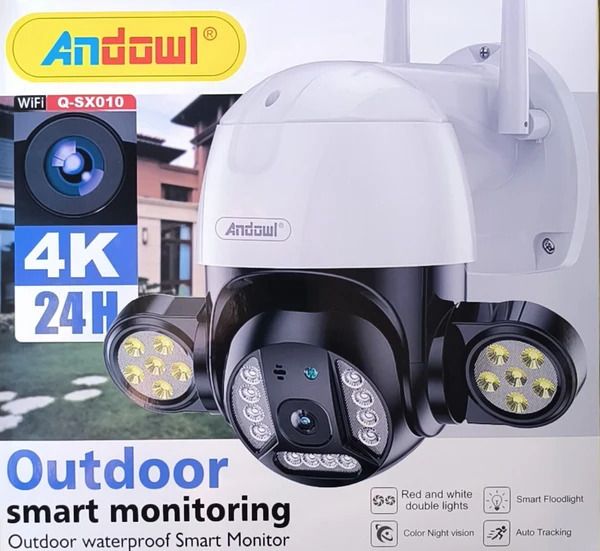Andowl Q-SX010 4K 24Hour Outdoor Smart Monitoring Wireless IP Camera (10007130)