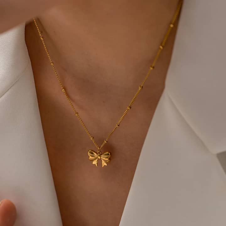 Collier en breloque en acier inoxydable