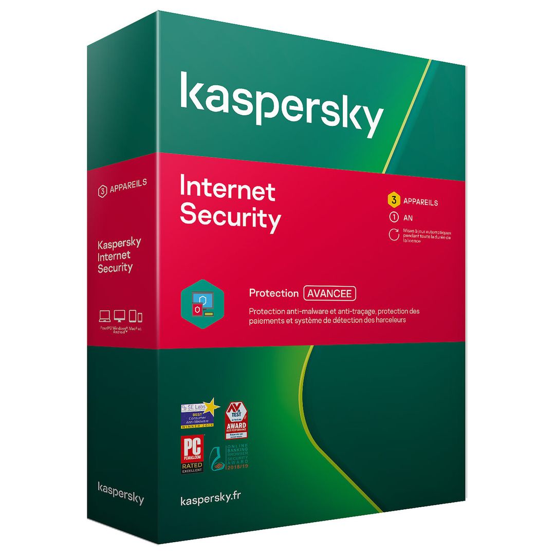 Kaspersky Internet Security – Licence 3 postes
