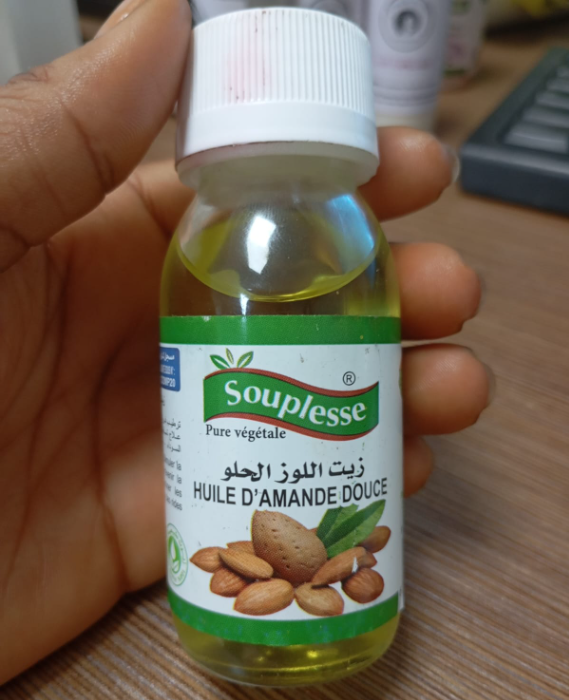 Huile du Maroc à l'amande douce pour la souplesse de vos cheveux