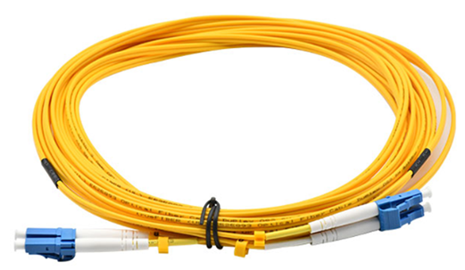 Cordon Optic (patch cord) fibre optic singlemode 9/125μm OS2 LCUPC - LCUPC 0.5 meter LSZH 2.0mm G652D duplex