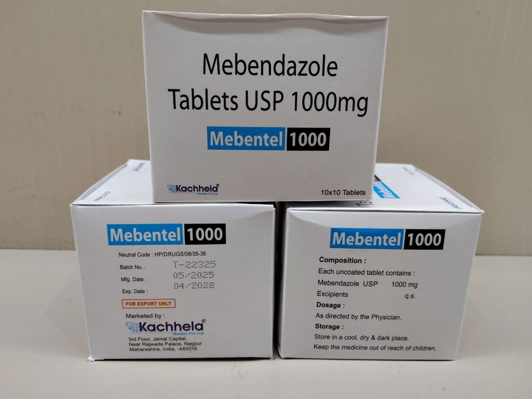 Mebendazole 1000mg Tablets