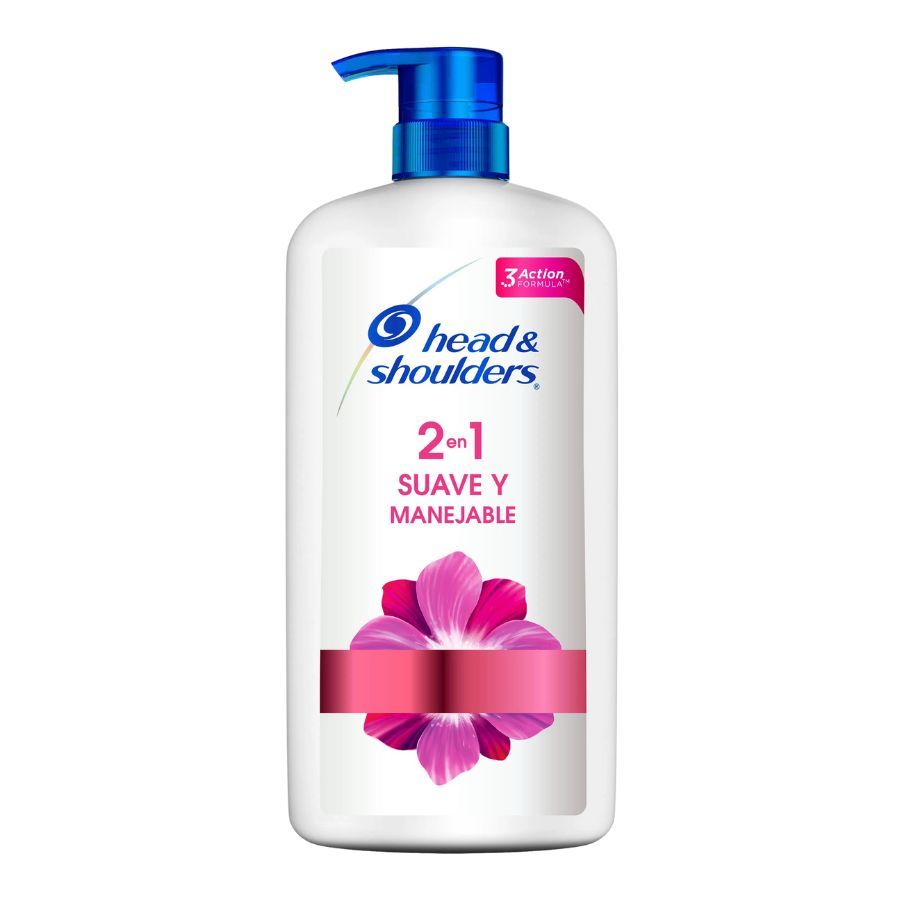Shampoo 2 en 1 Suave y Manejable 1L