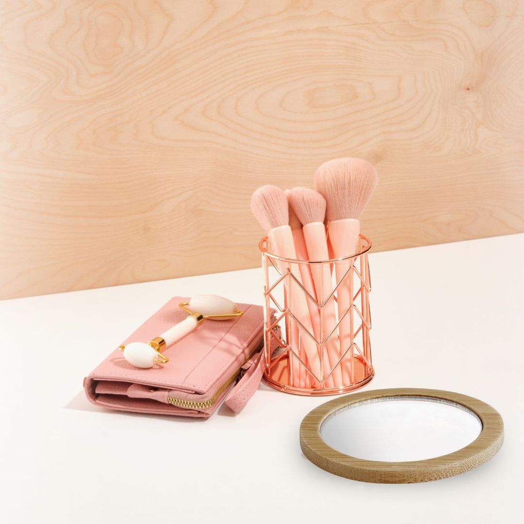 BAMBOO POCKET MIRROR