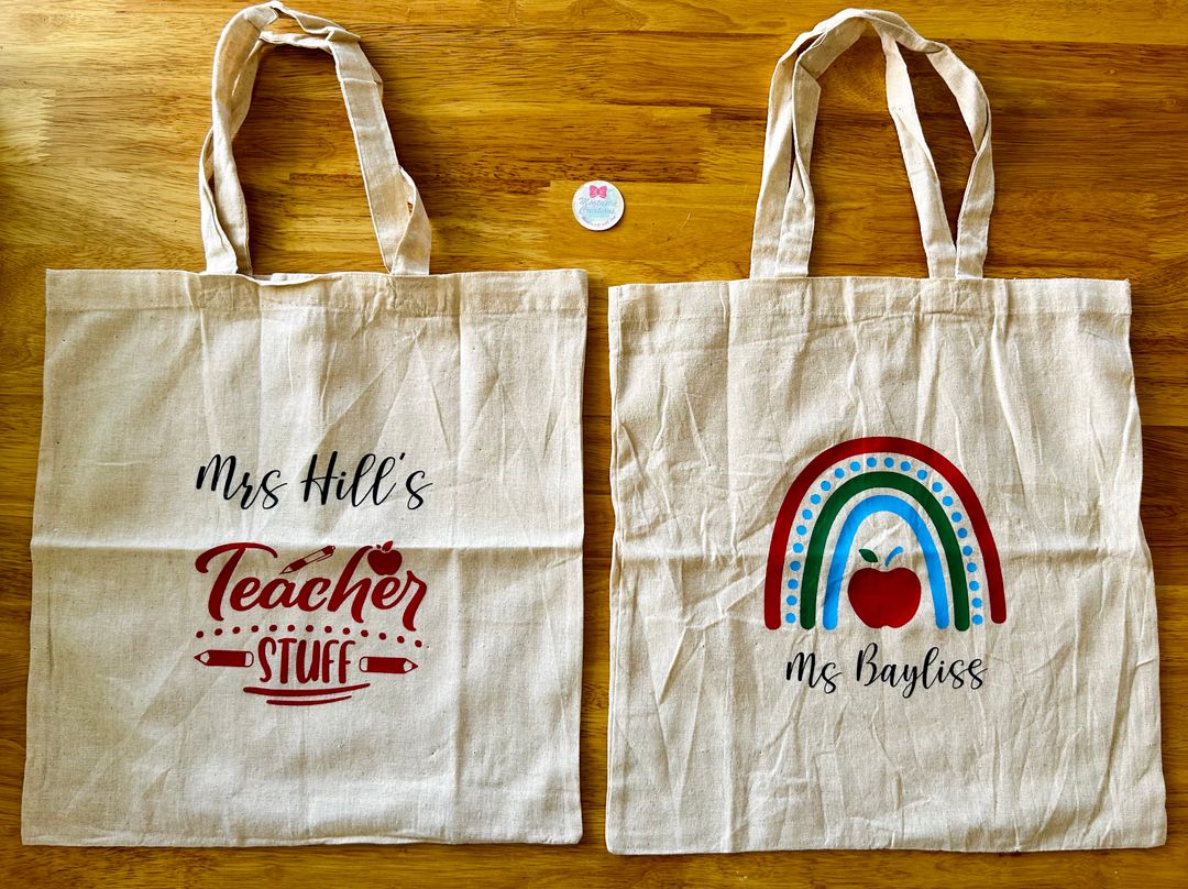 Teacher tote bag, Personalised tote bag for teachers