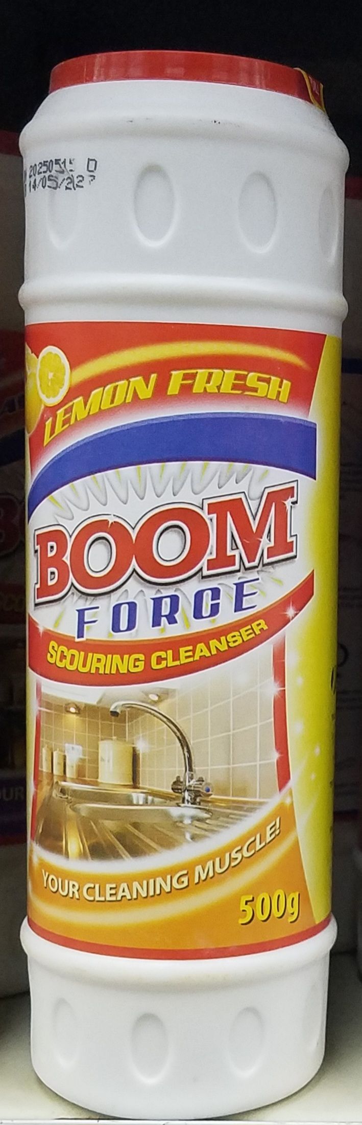 Boom Force Scouring Cleanser Lemon 500gr