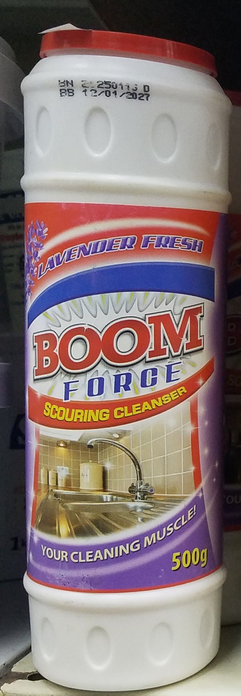 Boom Force Scouring Cleanser Lavender 500gr