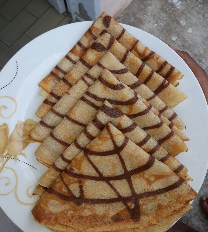 Crêpes au chocolat 
