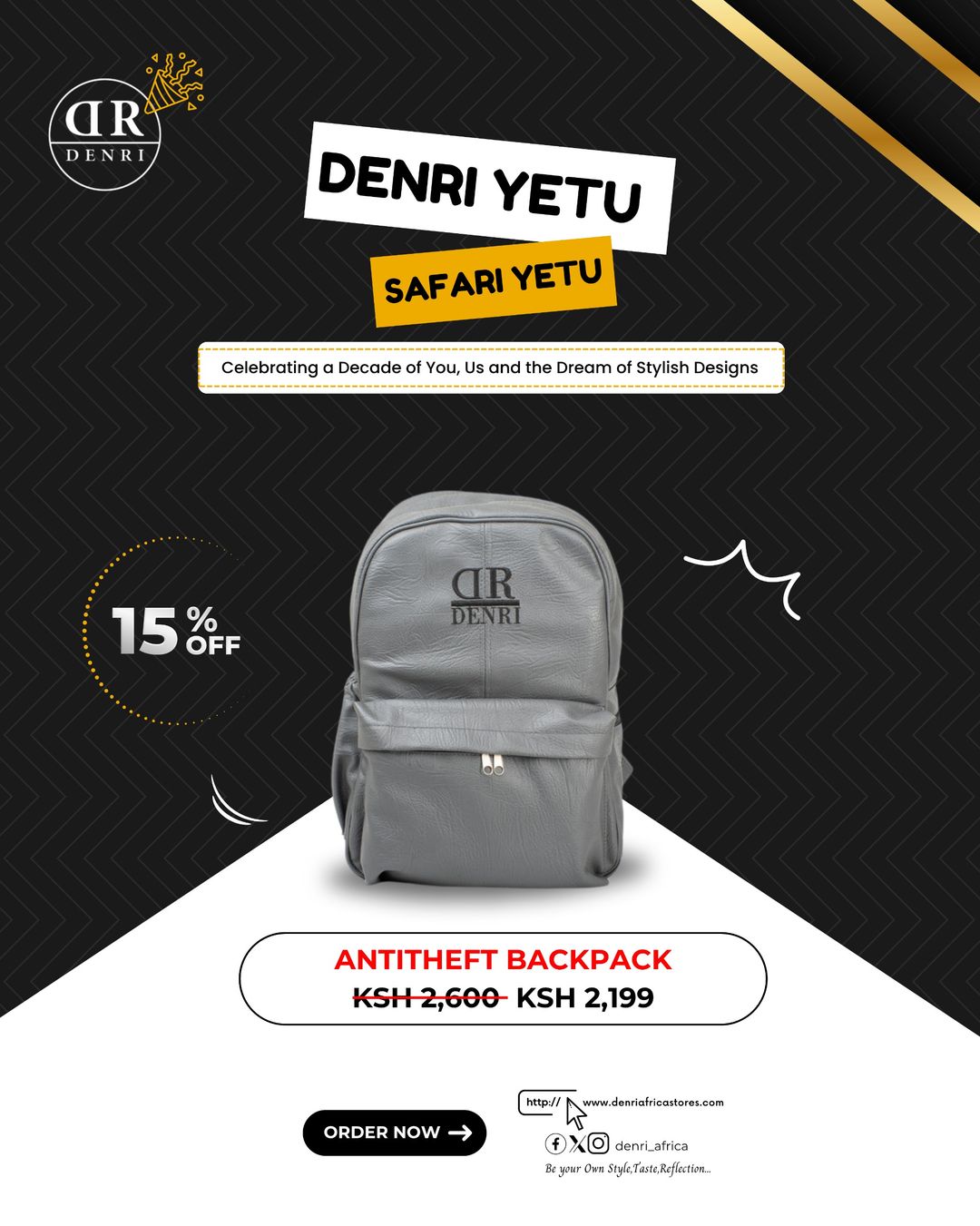 Antitheft Backpack