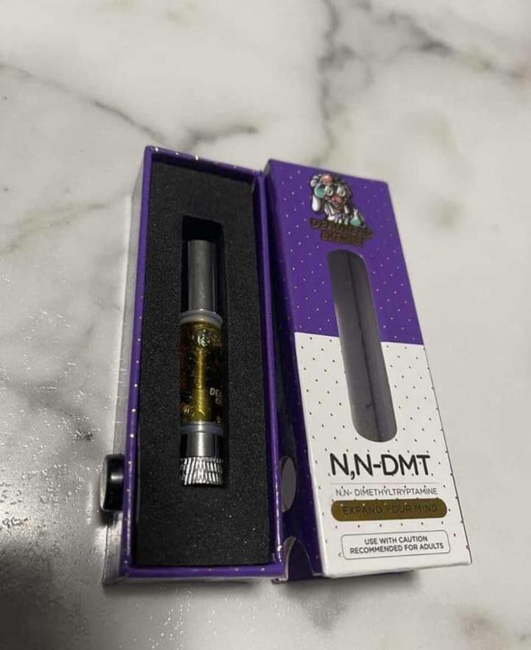 DMT Cartridge & Battery 1ml Deadhead Chemist 