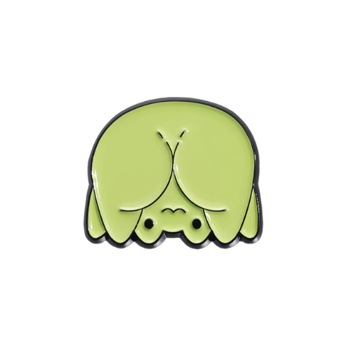Upside Down Frog Pin
