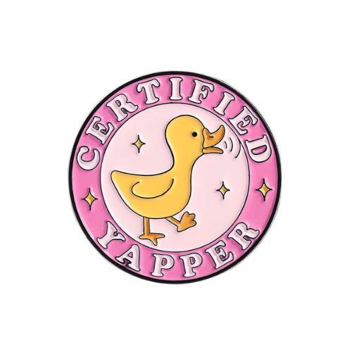 Certified Yapper Duck Pin