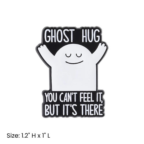 Ghost Hug Pin