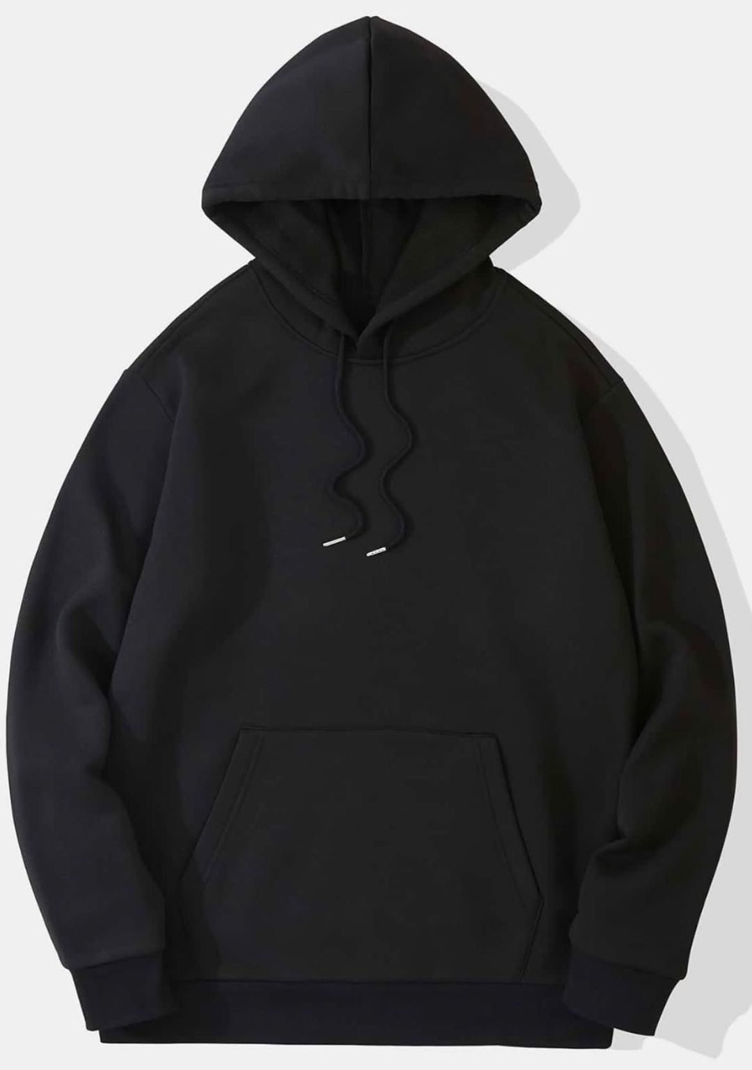 Solid plain color drawstring hoodie