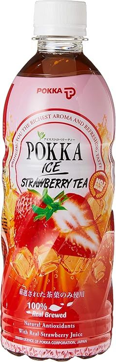 POKKA STRAWBERRY TEA 500ML